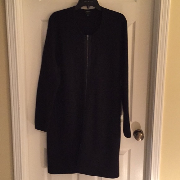 Talbots Jackets & Blazers - Talbots 2X 100% merino wool zip sweater topper